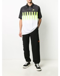 schwarzes und weißes Polohemd von Nike