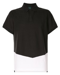 schwarzes und weißes Polohemd von Kent & Curwen