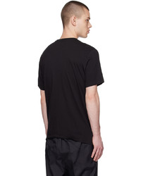 schwarzes und weißes Strick T-Shirt mit einem Rundhalsausschnitt von The North Face
