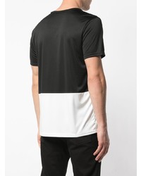 schwarzes und weißes T-Shirt mit einem Rundhalsausschnitt von Onia