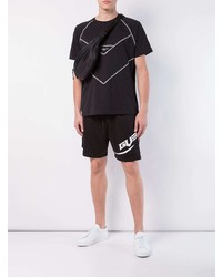 schwarzes und weißes T-Shirt mit einem Rundhalsausschnitt von Givenchy