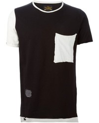 schwarzes und weißes T-Shirt mit einem Rundhalsausschnitt von Vivienne Westwood