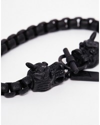 schwarzes Perlen Armband von Icon Brand