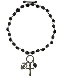 schwarzes Perlen Armband von Givenchy