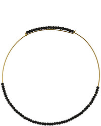 schwarzes Perlen Armband von Isabel Marant