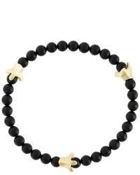 schwarzes Perlen Armband von Shaun Leane