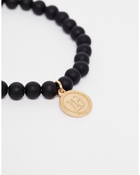 schwarzes Perlen Armband von Icon Brand