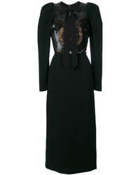 schwarzes Perlen Kleid von Elie Saab