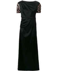 schwarzes Perlen Kleid von Giorgio Armani