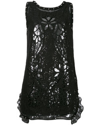 schwarzes Perlen Kleid von No.21