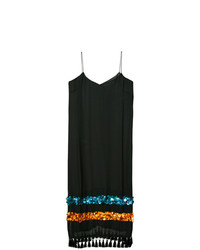 schwarzes verziertes Camisole-Kleid von Sachin + Babi