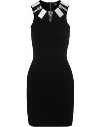 schwarzes verziertes Kleid von Markus Lupfer