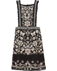 schwarzes verziertes Kleid von Needle & Thread