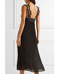 schwarzes verziertes Kleid von 3.1 Phillip Lim