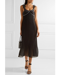 schwarzes verziertes Kleid von 3.1 Phillip Lim