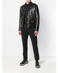 schwarzes verziertes Langarmhemd von DSQUARED2