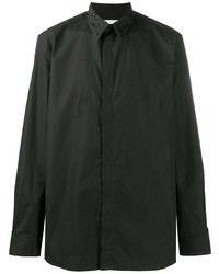 schwarzes verziertes Langarmhemd von Givenchy