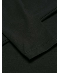 schwarzes verziertes Langarmshirt von Versace Jeans