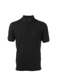 schwarzes verziertes Polohemd von Valentino