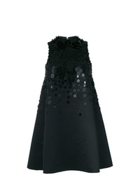 schwarzes verziertes schwingendes Kleid von Viktor&Rolf Soir