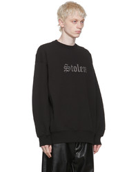 schwarzes verziertes Sweatshirt von Stolen Girlfriends Club