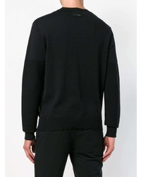 schwarzes verziertes Sweatshirt von Plein Sport