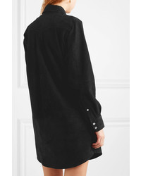 schwarzes Wildledershirtkleid von Isabel Marant Etoile