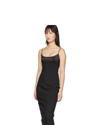 schwarzes Wollballkleid von Alexander Wang