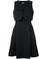 schwarzes Wollkleid von Armani Collezioni