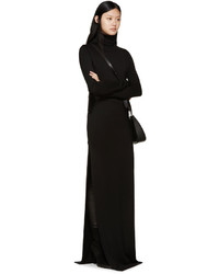 schwarzes Wollkleid von Ann Demeulemeester