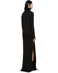 schwarzes Wollkleid von Ann Demeulemeester