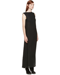 schwarzes Wollkleid von Ann Demeulemeester