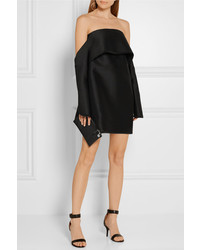 schwarzes Wollkleid von Dion Lee