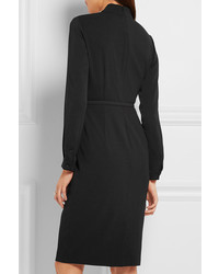 schwarzes Wollkleid von Max Mara