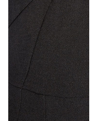 schwarzes Wollmidikleid von Dolce & Gabbana