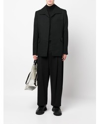 schwarzes Wollsakko von Comme Des Garcons Homme Plus