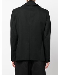 schwarzes Wollsakko von Comme Des Garcons Homme Plus