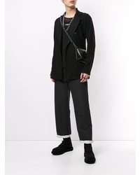 schwarzes Zweireiher-Sakko von Yohji Yamamoto