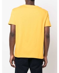 senf bedrucktes T-Shirt mit einem Rundhalsausschnitt von Polo Ralph Lauren