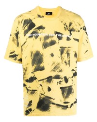 senf bedrucktes T-Shirt mit einem Rundhalsausschnitt von Mauna Kea
