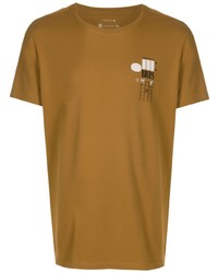 senf bedrucktes T-Shirt mit einem Rundhalsausschnitt von OSKLEN