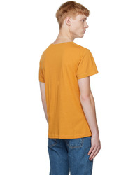 senf bedrucktes T-Shirt mit einem Rundhalsausschnitt von TheOpen Product