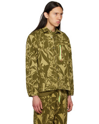 senf Camouflage Shirtjacke von Aries