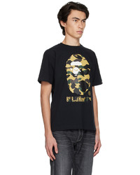 senf Camouflage T-Shirt mit einem Rundhalsausschnitt von BAPE