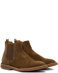 senf Chelsea Boots aus Wildleder von Officine Creative