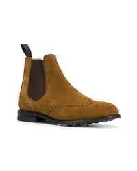 senf Chelsea Boots aus Wildleder von Church's