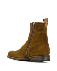 senf Chelsea Boots aus Wildleder von Pantanetti