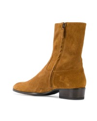 senf Chelsea Boots aus Wildleder von Barbanera