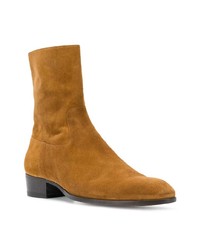 senf Chelsea Boots aus Wildleder von Barbanera