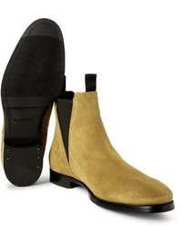 senf Chelsea Boots aus Wildleder von Acne Studios